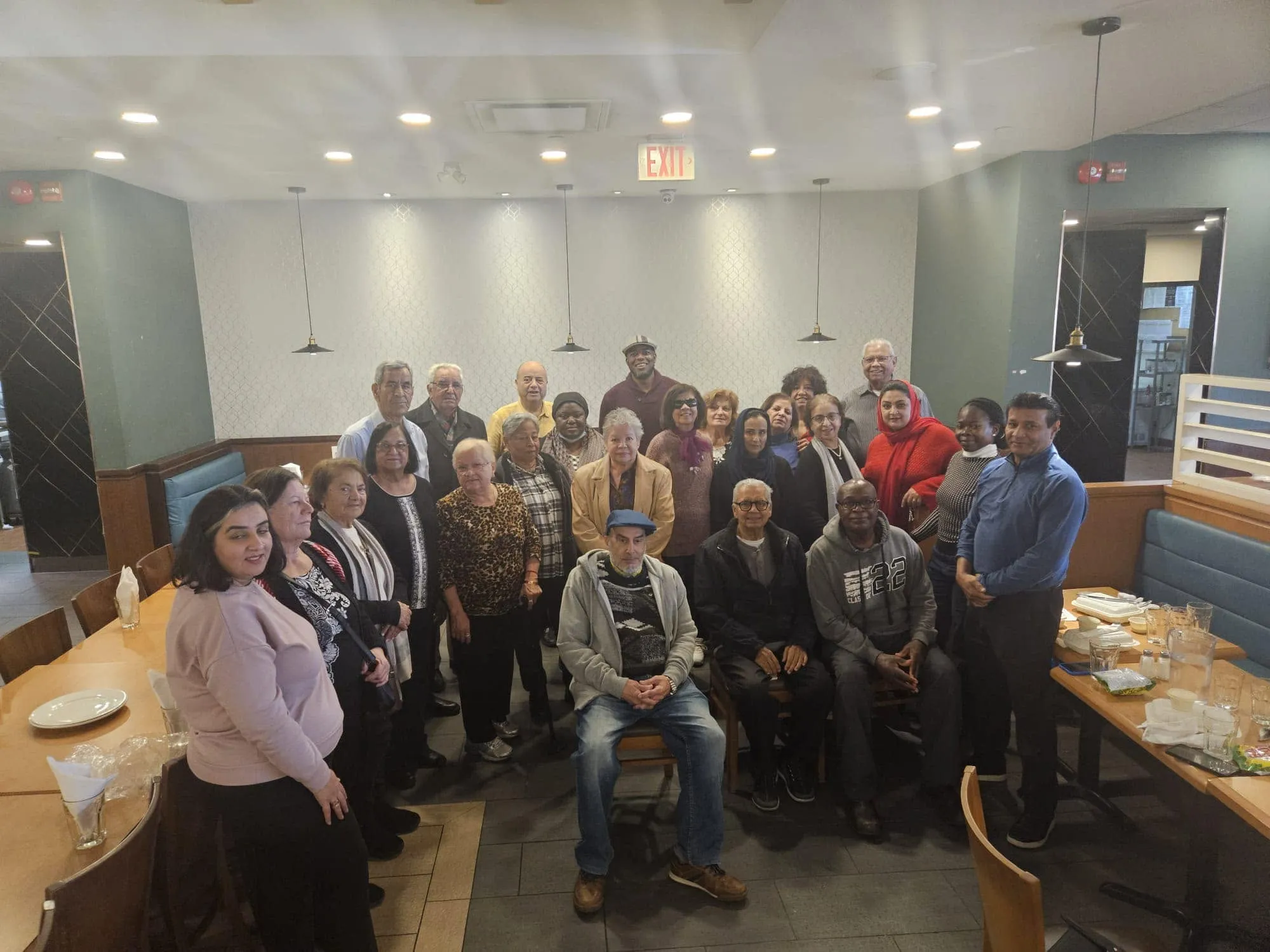 Seniors gathered together at a Golden Series Senior Program event